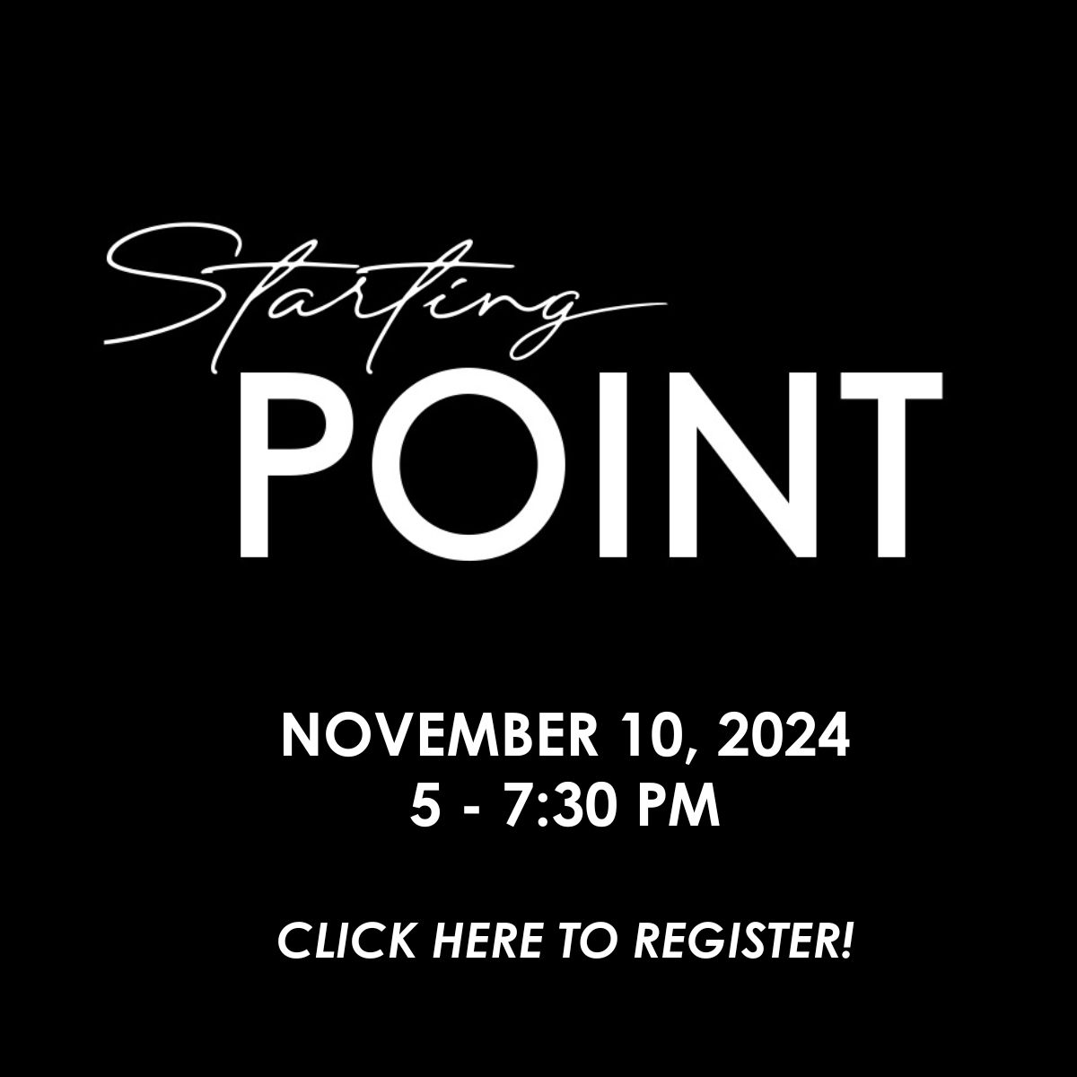 Starting Point - Nov10